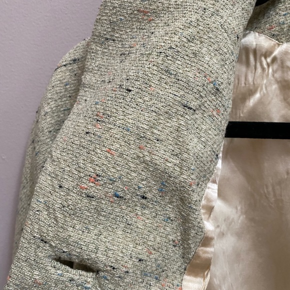 SOLD ELSEWHERE -  Vintage 50s/60s Original Plover Tweed Light Green Blazer - Picture 6 of 7